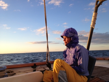 Sailing home from Nantucket, October 2013.